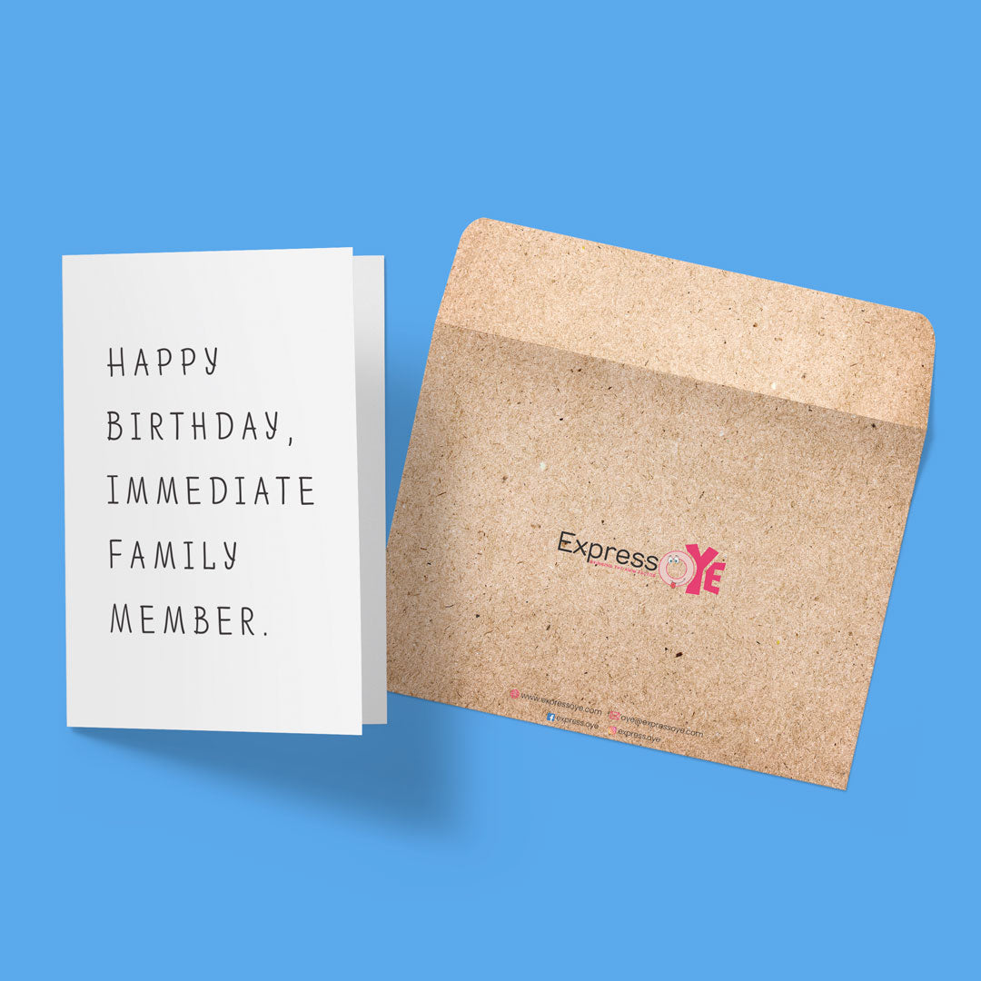 Immediate Family Member