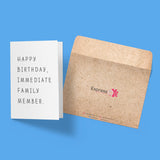 Immediate Family Member