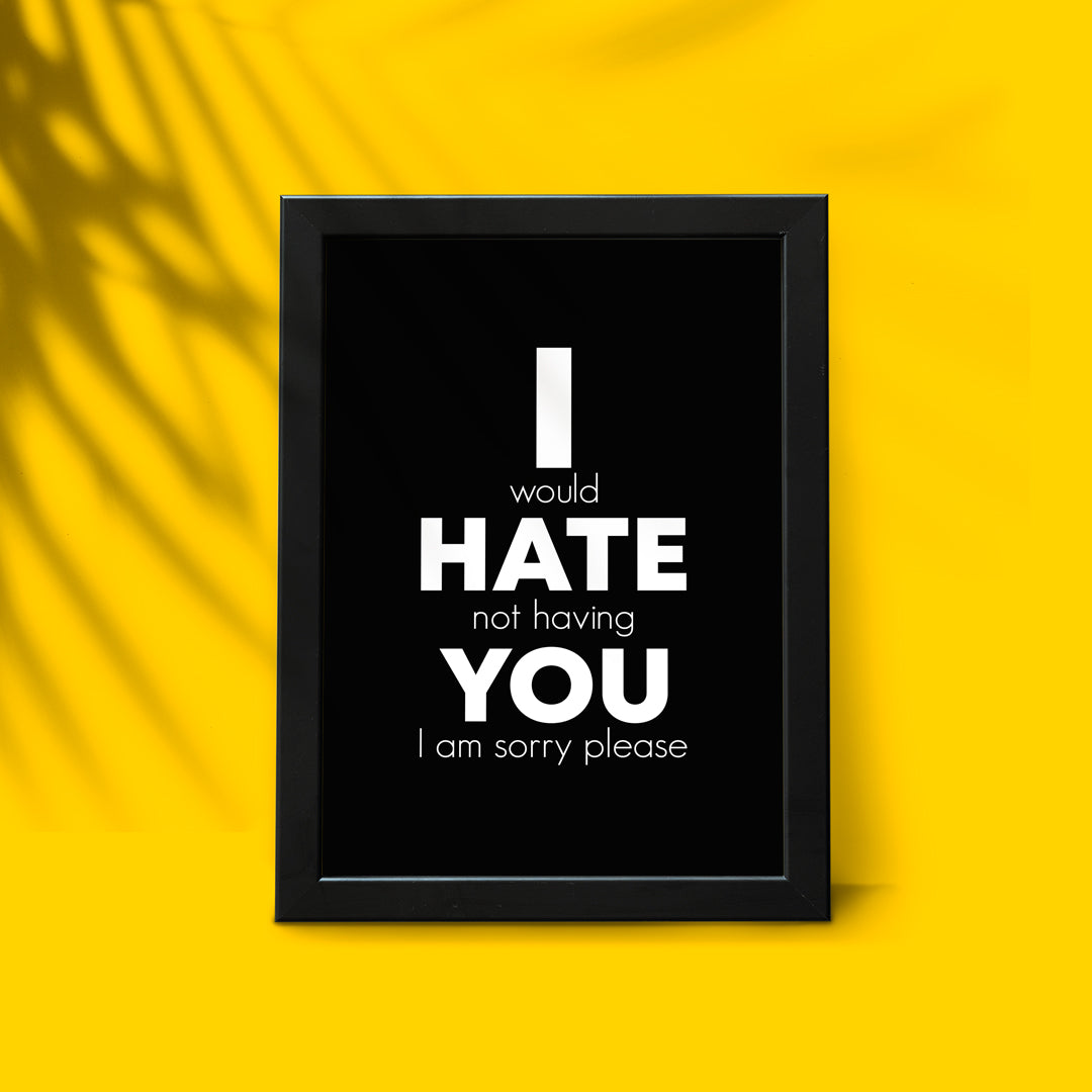 Not Having You