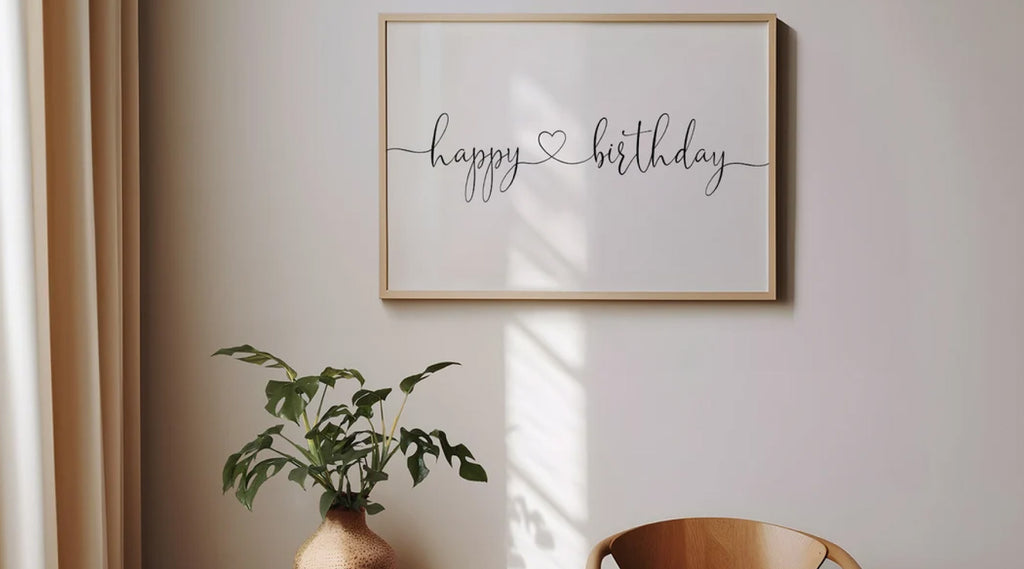 6 Customized Birthday Wall Art Ideas For Your Special Friends