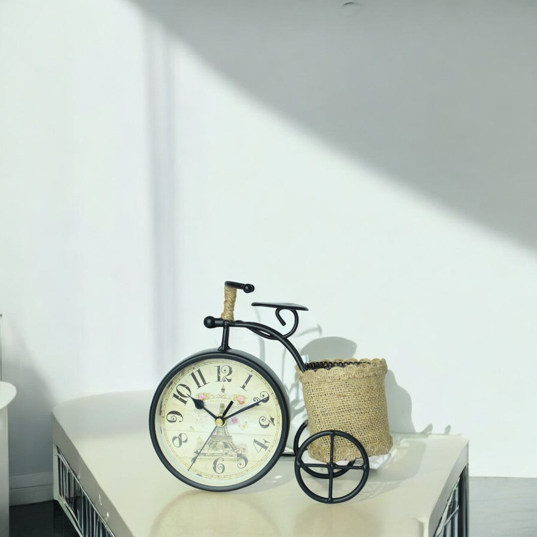 Antique Cycle Clock Main image