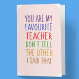 Favourite Teacher