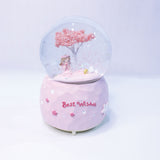 Whirling Snow Globe - Best Wishes