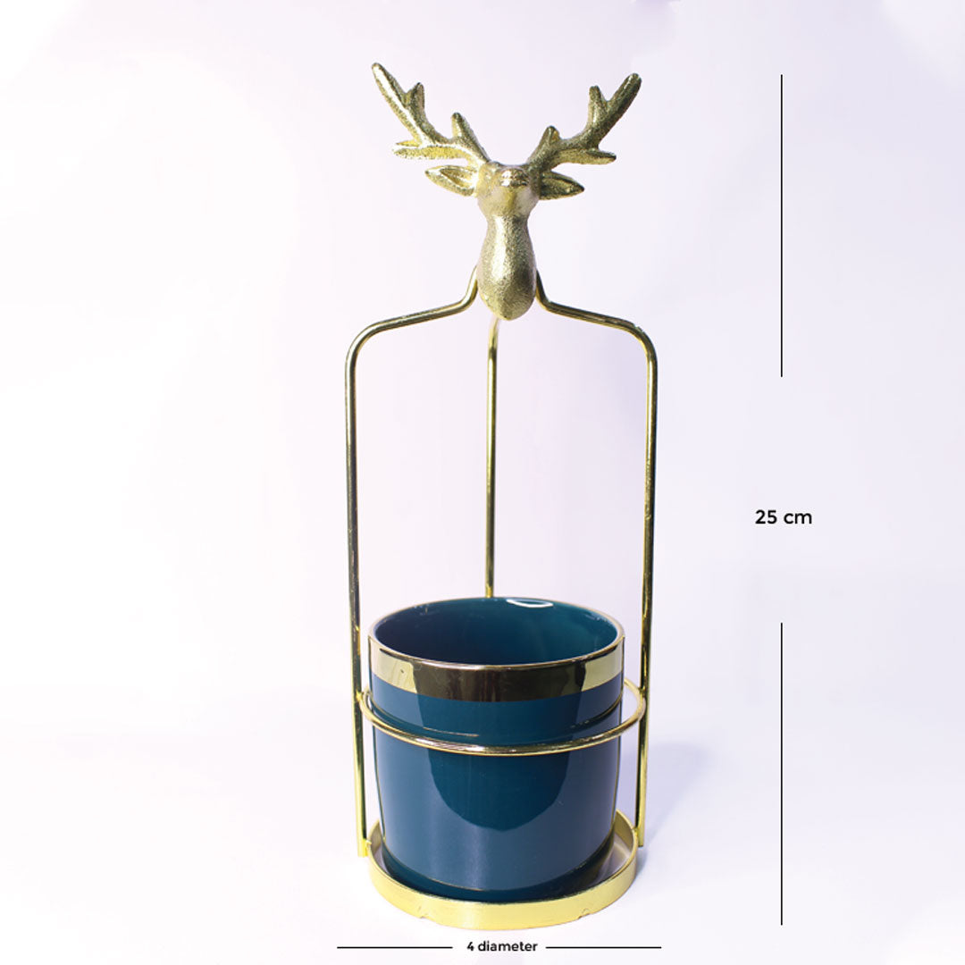 Stag Table Planter - Cyprus
