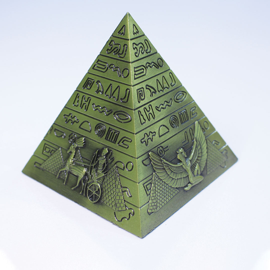 Giza Pyramid with Clock - Antique Secondary image